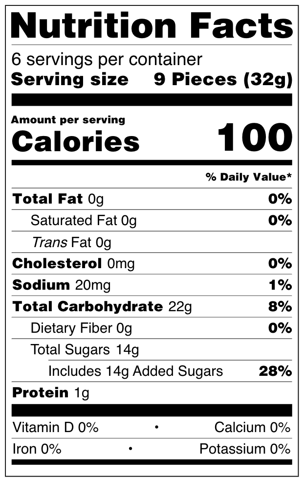 Gummy Bears - Box (6ct)